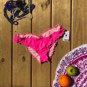 Shade & Shore Ruffled Swim Bottoms